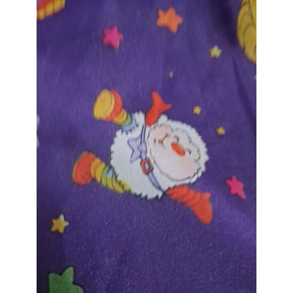 Unique‎ Vintage x Rainbow Brite Dress Size Medium 6/8 Purple Rainbow Night Print - Picture 9 of 15